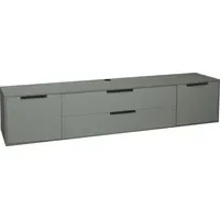 Mäusbacher Bonnie Lowboard 216x47x45 cm Grün Matt Metall/Holzwerkstoff