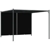 VidaXL Gartenpergola mit Versenkbarem Dach 3x3 m Anthrazit