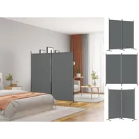 VidaXL 2-tlg. Paravent Anthrazit 175x180 cm Stoff