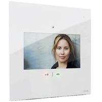M-e modern-electronics VDV-1007W Video-Türsprechanlage Funk Inneneinheit Weiß