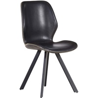 Höffner Stuhl schwarz Breite 47 cm