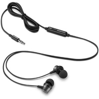 Lenovo Analog in-Ear Headphone Kabelgebunden Kopfhörer, Schwarz