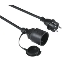 Hama Verlängerungskabel Outdoor IP44 für außen, Schutzdeckel, 10 m,