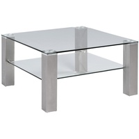 M2 Kollektion Couchtisch Cilo 1 in Silber, B/H/T =