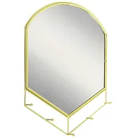 Mojawo Wandspiegel mit 5 Aufhängern Gold-M60680