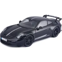 MAISTO Porsche 911 GT3 2023, schwarz 1:18 Modellauto