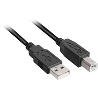 Sharkoon USB 2.0 Kabel USB-A Stecker - USB-B Stecker