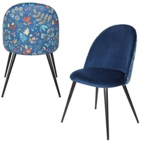 Hti-Living Stuhl Tampa Blue Fantasy