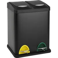 Svita TC2X8 Mülleimer 16 Liter Schwarz (2x8L)