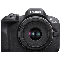 Canon EOS R100 mit Objektiv RF-S 18-45mm und RF-S