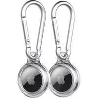 Tech21 Evo Clear AirTags Hülle mit Karabiner Kompatibel mit