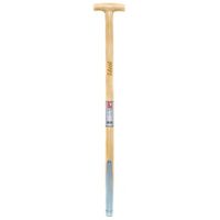 Idealspaten Ideal Gabelstiel gebogen T-Stiel 85 cm Schienenzw