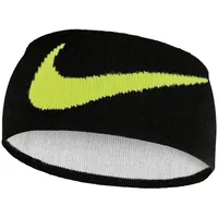 Nike Seamless Knit Headband wendbar Herren black/light bone/volt