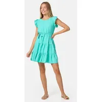Pm selected Minikleid Midi Rüschen Grün Einheitsgröße