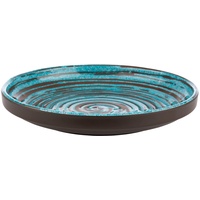 APS Teller CANCUN blau/braun 18,0 cm