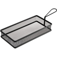 APS Servier-Frittierkorb SNACKHOLDER, Snackkorb, Edelstahl, 26 x 13 cm,