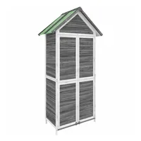 VidaXL Geräteschrank 0,89 x 0,53 m Grau