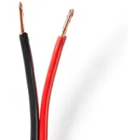 Nedis Lautsprecherkabel 2x 2.50 mm2 Kupfer 100.0 m rund