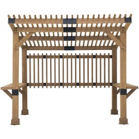 Sunjoy Xxxl Pergola & Sichtschutz, Pavillons , Zeder,Zeder, massiv,