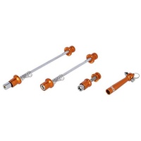 XLC Schnellspannset diebstahlgesichert, orange (1 Set) - Orange