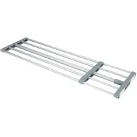 Wenko Teleskop-Garderobe 50609100 silber Metall 5 Haken 70,0-120,0 x