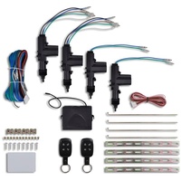 VidaXL Zentralverriegelung Set 2 Funk Fernbedienungen 12V Universal