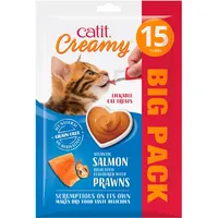 Catit Creamy Lachs & Garnelen 15 x 10 g