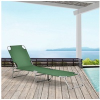 [casa.pro]® Sonnenliege Carcao Gartenliege Strandliege bis 110 kg verstellbar