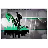 Cover-your-desk Schreibtischunterlage für Kinder und Erwachsene City Mountainbike, aus