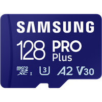 Samsung PRO Plus R180/W130 microSDXC 128GB USB-Kit, UHS-I U3,