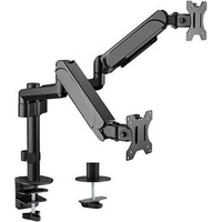 Gembird Arm/Halterung für zwei Desktop-Monitore (Tisch, 32"), Monitor Halterung,