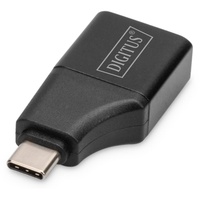 Digitus 4K USB-C auf HDMI Typ-A Adapt.4K/30HZ Alu-Gehaeuse schw.