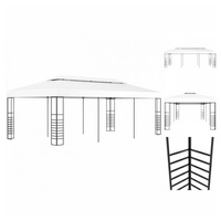 VidaXL Gartenpavillon 6×3 m Weiß