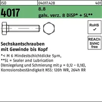 Bufab ISO 4017 Sechskantschraube 8.8 M 6 x 12