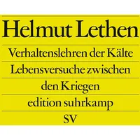 Suhrkamp Verhaltenslehren der Kälte