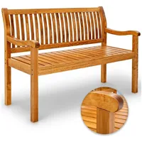 Tillvex Gartenbank Holz Hellbraun 125 cm / 2 -