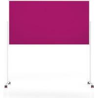 Magnetoplan Design-Moderationstafel VarioPin Rahmen weiß pink