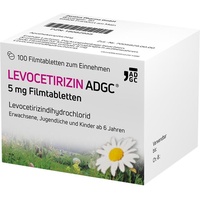 Zentiva Pharma GmbH Levocetirizin ADGC 5 mg Filmtabletten 100