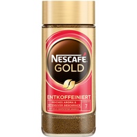 Nescafé GOLD Entkoffeiniert, löslicher Bohnenkaffee, Instant-Kaffee aus erlesenen Kaffeebohnen,