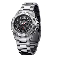 Firefox - Chronograph AIRFIGHTER - sunray schwarz 10 ATM
