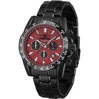 Firefox - CHRONOGRAPH SKY COMMANDER - edelstahl schwarz rot