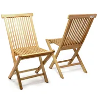 VCM Gartenstuhl 46 x 62 x 89 cm teak