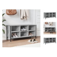 VidaXL Schuhregal Grau Sonoma 100x35x50 cm Holzwerkstoff