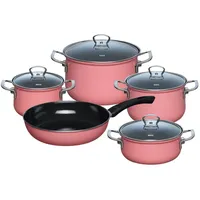 Kelomat Nouvelle Kochtopf-Set, 5-tlg. rosa (0558-114)
