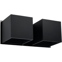 Sollux SL.0657 Wandleuchte QUAD 2 schwarz