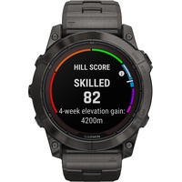 Garmin Fenix 7X Pro Sapphire Solar carbongrau/schiefergrau