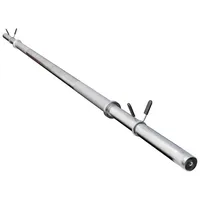 Gorilla Sports Langhantelstange Chrom 150 cm silber|silber 8kg