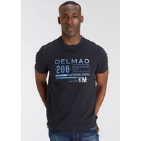 Delmao T-Shirt DELMAO, Herren, Gr. XXL (60/62), blau (dunkelblau),
