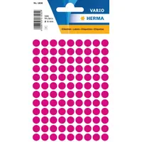 Herma Vielzweck-Etiketten 540 Stück pink 8 mm 10 Blatt