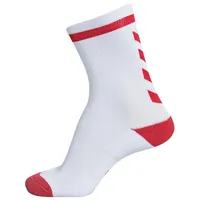 Hummel Elite Indoor Socken kurz white/true red 31-34